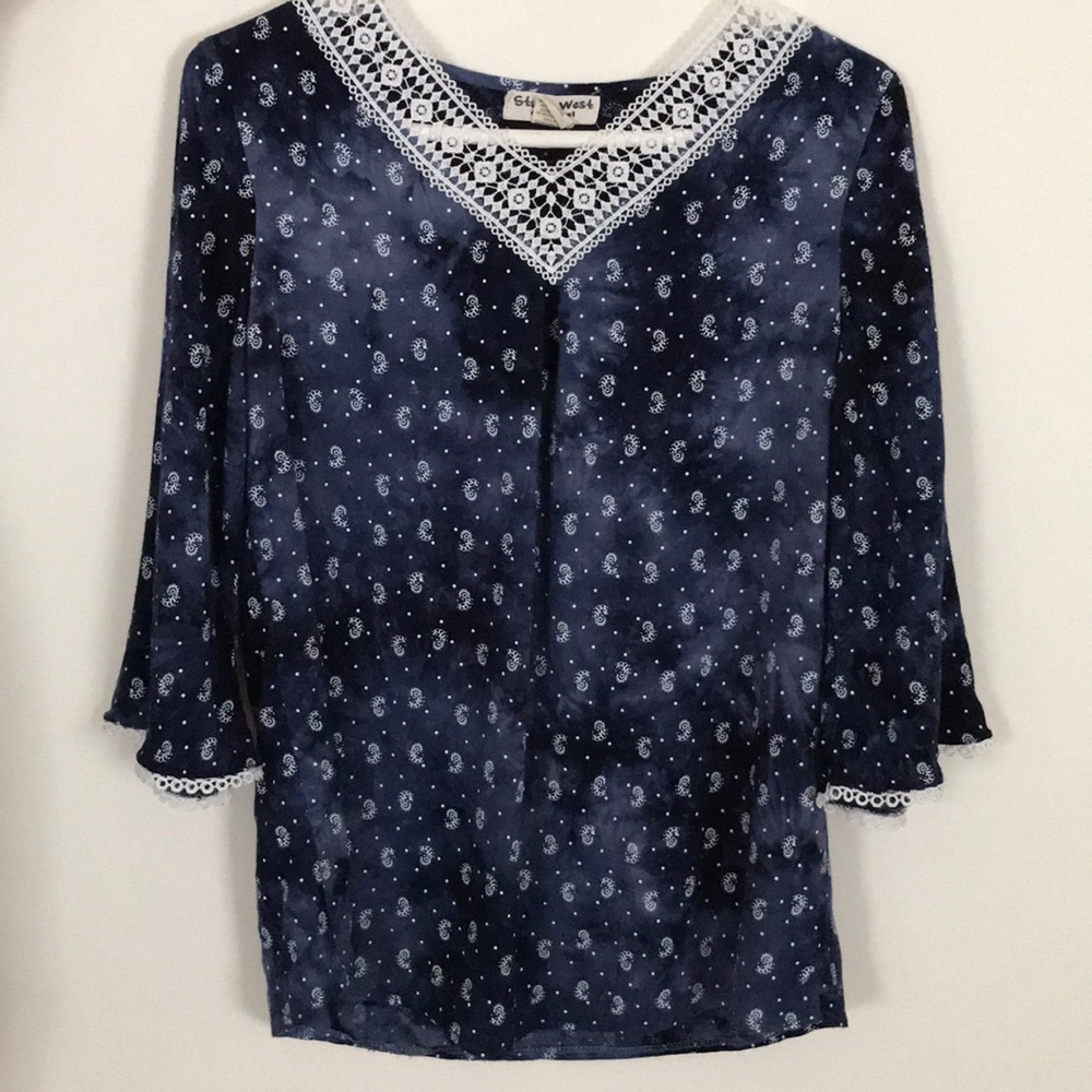 Blue Hipster Shirt!